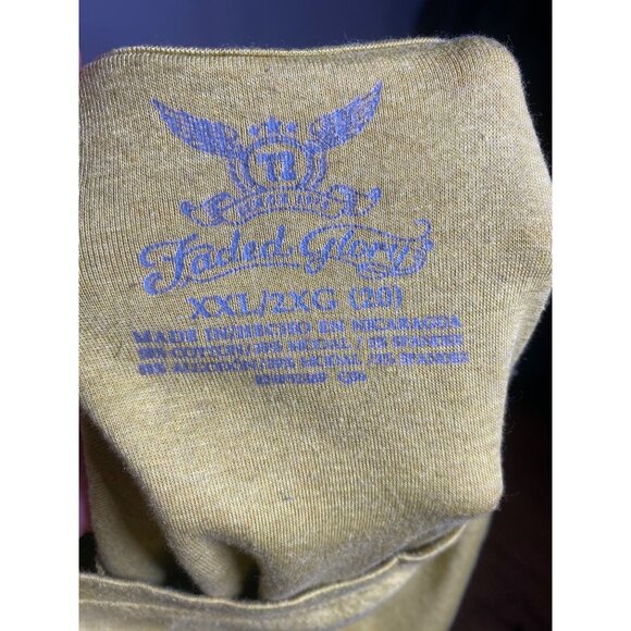 Faded Glory V-Neck Yellow Women's Top Size XXL/2XG - Picture 5 of 6